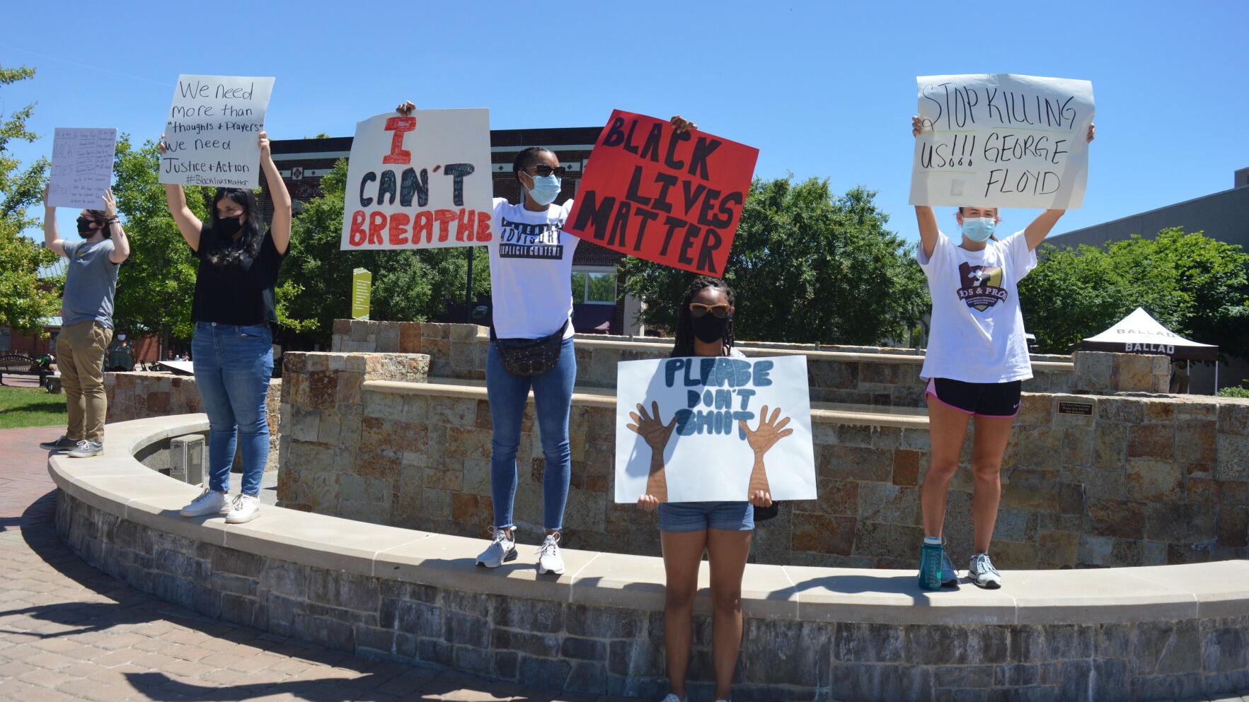 Protesters, leaders march in solidarity